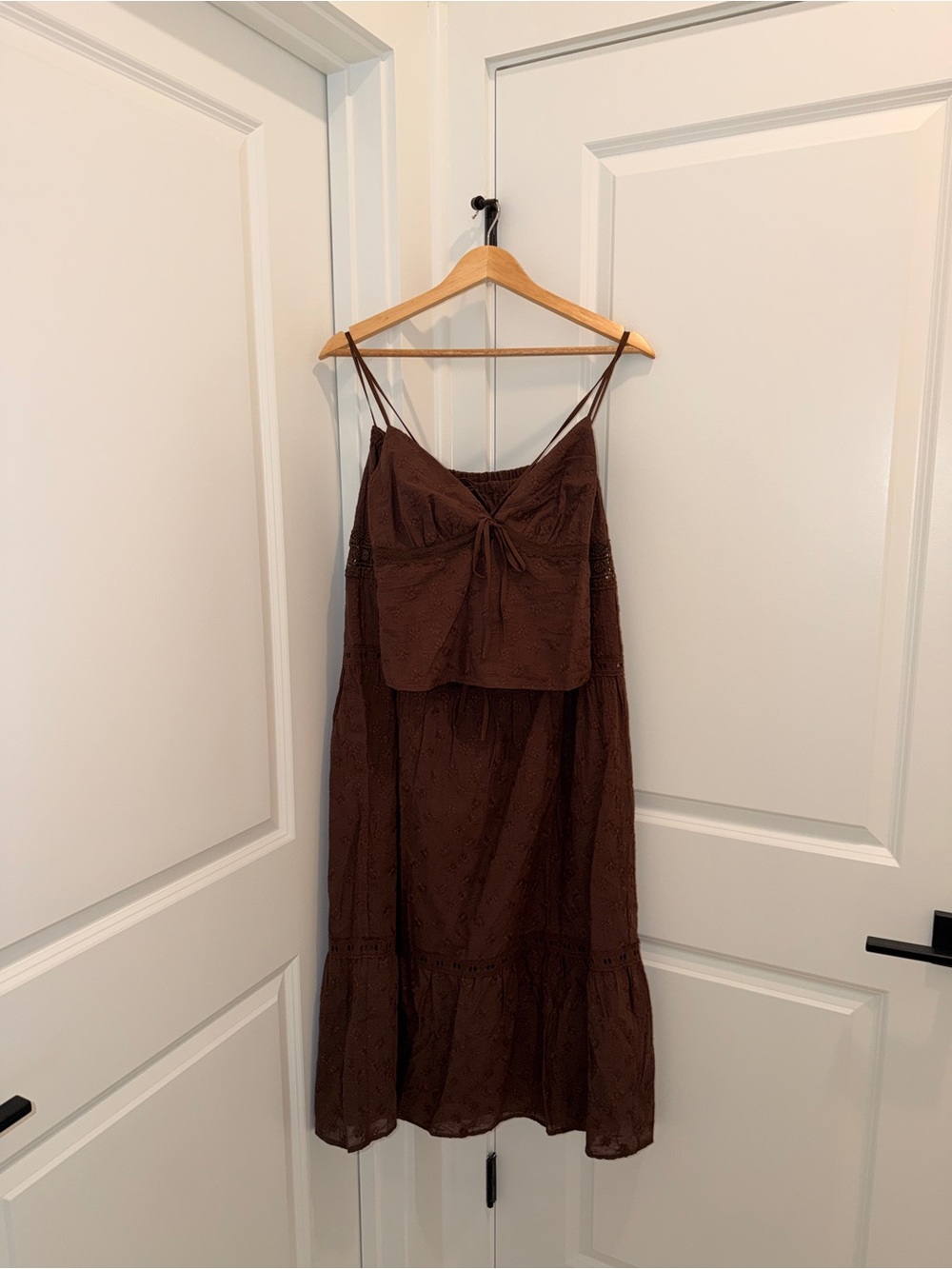 Brown Spaghetti two piece set